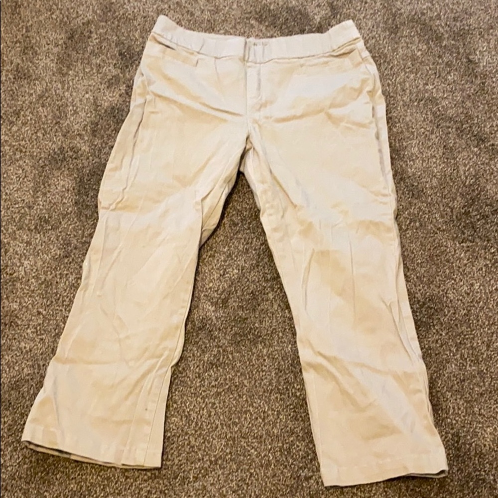 Khaki pants pull on